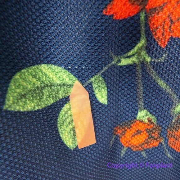 Vintage floral‎ print fit and flare skirt, size XS - Picture 6 of 15